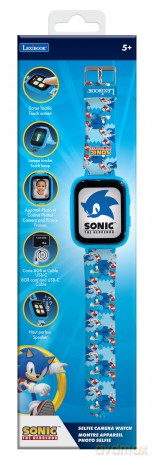 Lexibook - Sonic Kids Smartwatch with 8GB memory card included (DMW070SN)