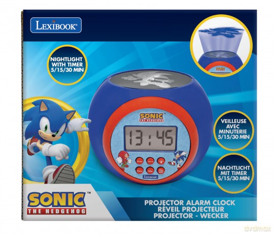 Lexibook - Sonic Projector Alarm Clock (RL977SN)
