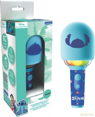 Lexibook - Stitch Bluetooth Karaoke Microphone (MIC280D)