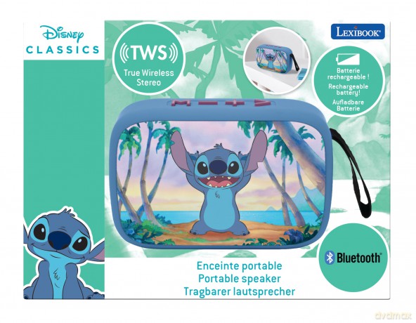 Lexibook - Stitch BluetoothÂŽ portable speaker (BT018D)