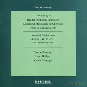 Thomas Demenga: Bach/ Holliger [CD]
