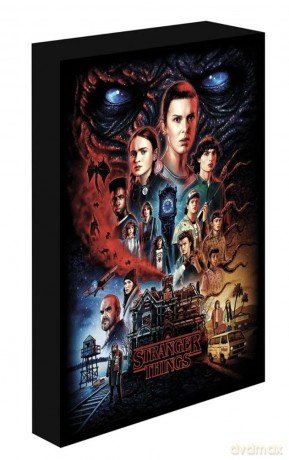 Obraz LED świecący 30x40 cm, Stranger Things