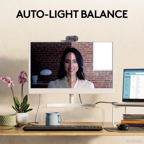 Logitech - Brio 100 Full HD Webcam - Graphite