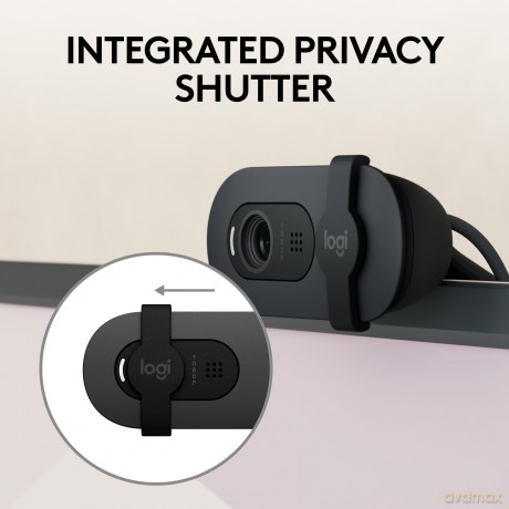 Logitech - Brio 100 Full HD Webcam - Graphite