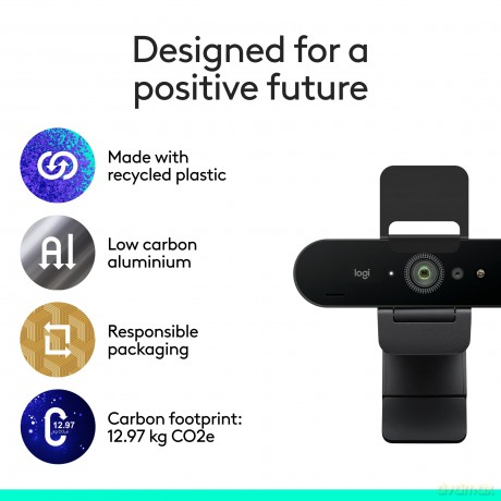 Logitech - Brio 4K Business Webcam Black