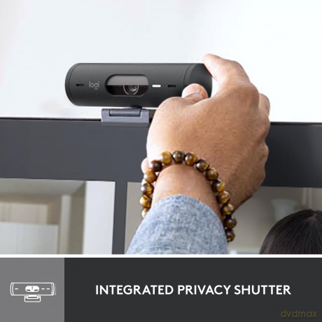 Logitech - Brio 500 Full HD Webcam USB-C GRAPHITE