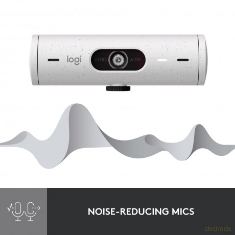 Logitech - Brio 500 Full HD Webcam USB-C OFF-WHITE