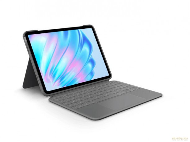 Logitech - Combo Touch iPad Air 11-inch (M2) - OXFORD GREY - PAN - NORDIC