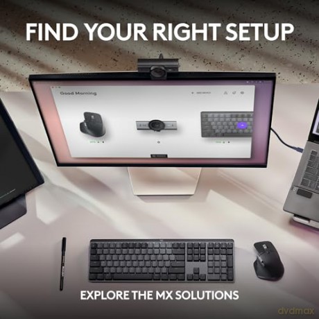 Logitech - MX Brio Ultra HD 4K Collaboration and Streaming Webcam - Graphite