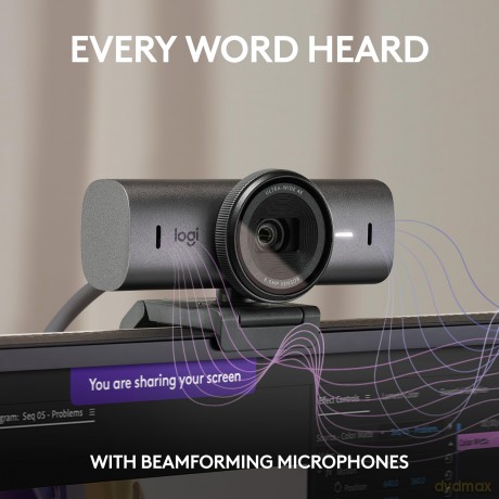Logitech - MX Brio Ultra HD 4K Collaboration and Streaming Webcam - Graphite