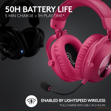 Logitech - PRO X 2 LIGHTSPEED Wireless Gaming Headset