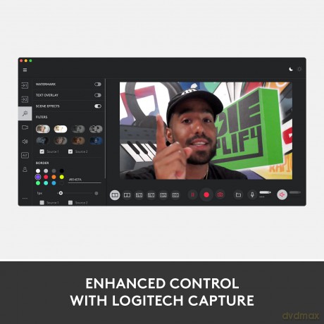 Logitech - STREAMCAM Graphite