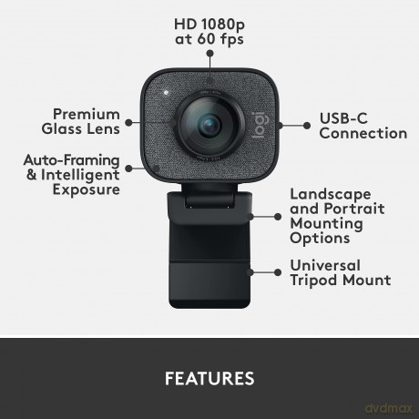 Logitech - STREAMCAM Graphite
