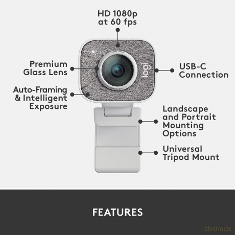 Logitech - STREAMCAM White