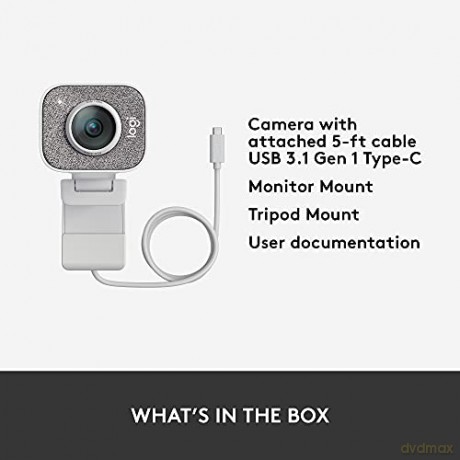 Logitech - STREAMCAM White