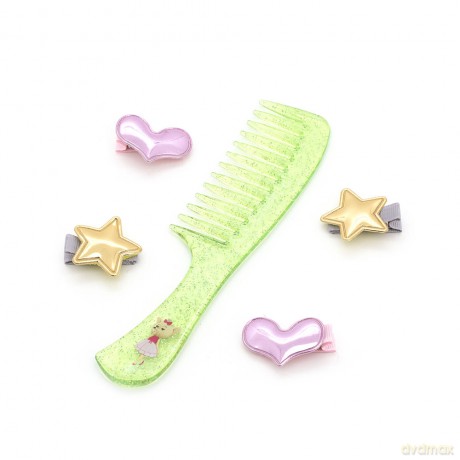 Lucky Doggy - Hair Accessories Green Brush - (OT-LDA5006)