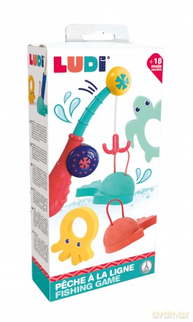 Ludi - Fishing rod with animals - (LU40076)
