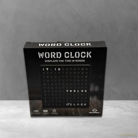Zegar Mad Monkey - Digital word clock