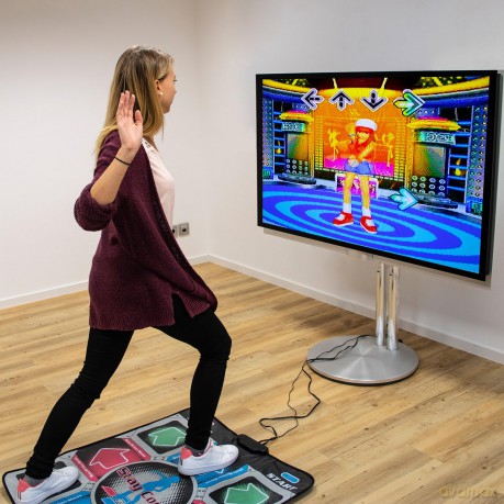 Mad Monkey - Retro Dance Mat (incl. 110 songs, 9 stages, 10 characters)