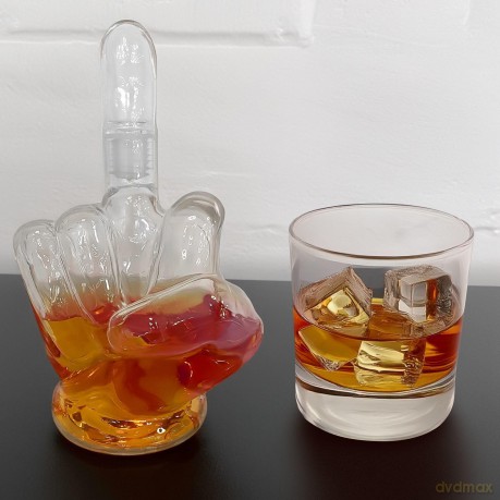 Mad Monkey - Up Yours Decanter - 23 cm tall, 1 liter capacity