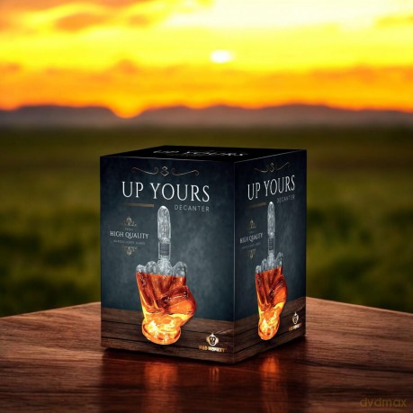 Mad Monkey - Up Yours Decanter - 23 cm tall, 1 liter capacity