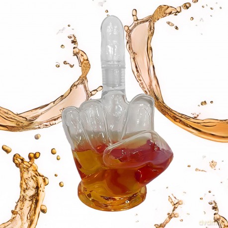 Mad Monkey - Up Yours Decanter - 23 cm tall, 1 liter capacity