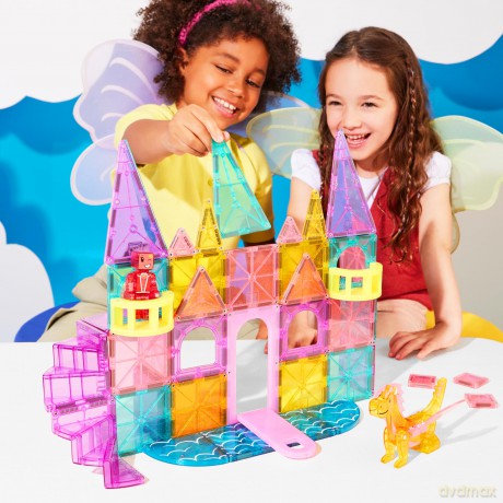 MAGNA-TILES - Castle Deluxe 48 Piece Set (90291)