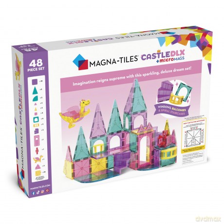 MAGNA-TILES - Castle Deluxe 48 Piece Set (90291)