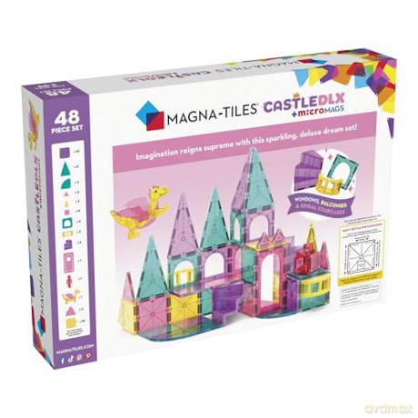 MAGNA-TILES - Castle Deluxe 48 Piece Set (90291)