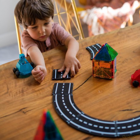 MAGNA-TILES - XTRAS Roads 12 Piece Set (90235B)