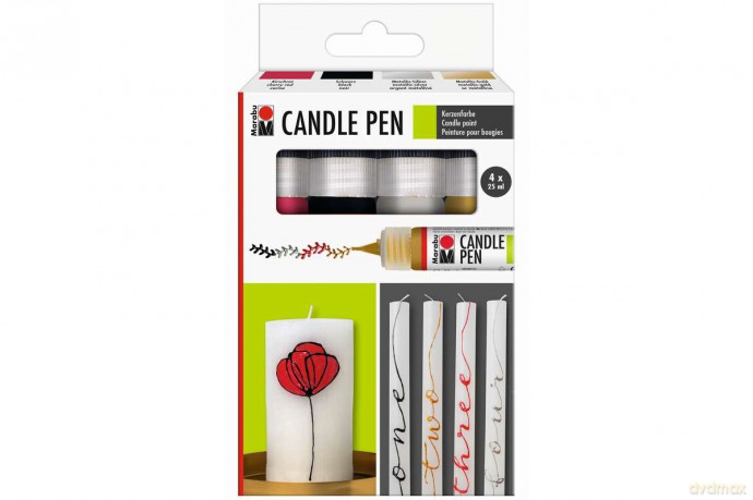 Marabu - Candle pen set 4 x 25ml (825004)