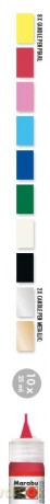 Marabu - Candle Pen Set Party 10 x 25ml (825003)