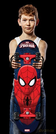 Marvel - Ultimate Spider-man skateboard w/double kick (60220)