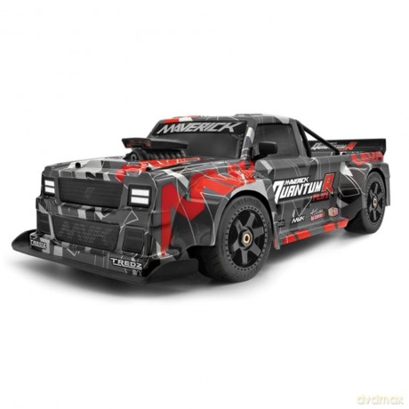 Maverick - QuantumR Flux 4S 1/8 4WD Race Truck - Grey/Red (150313)