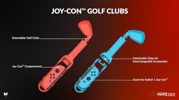 Maxx Tech - Joy-Con Sports Kit for Nintendo Switch 2/1