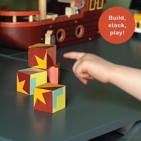 Mentari - Block Puzzle 4 pcs - Shapes and Colours - (MT7113)