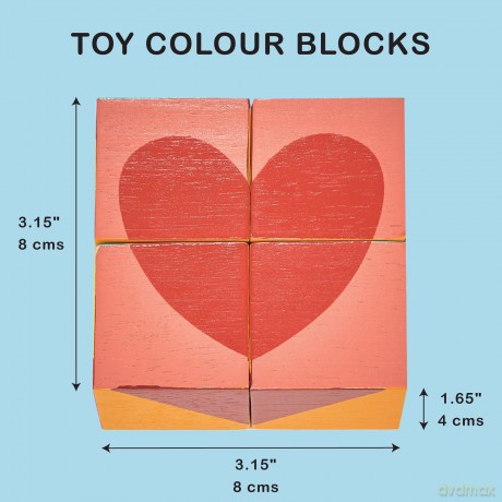 Mentari - Block Puzzle 4 pcs - Shapes and Colours - (MT7113)