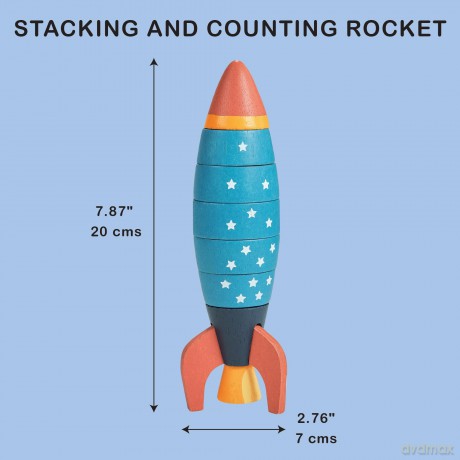 Mentari - Stacking and Counting Rocket - (MT7120)