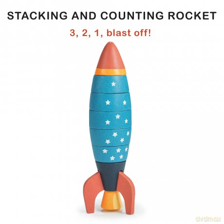 Mentari - Stacking and Counting Rocket - (MT7120)