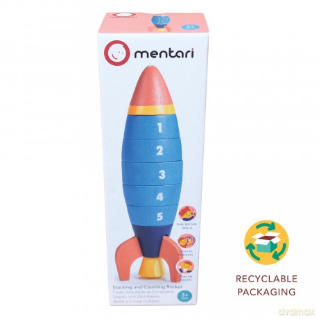 Mentari - Stacking and Counting Rocket - (MT7120)