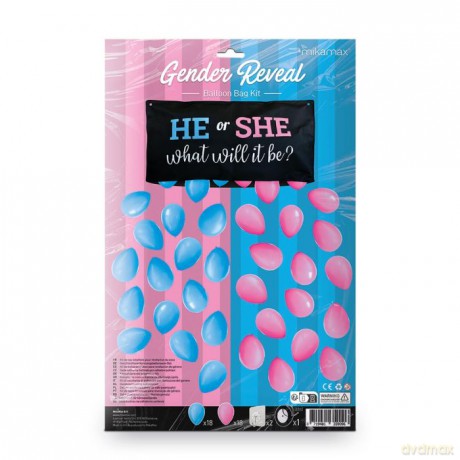 Mikamax - Gender Reveal Balloon Set