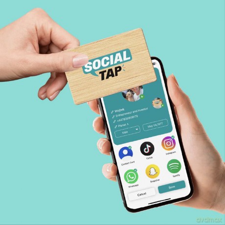 Mikamax - Social Taps - Bamboo Card