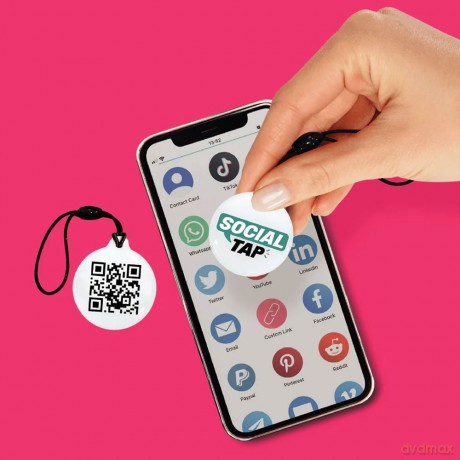 Mikamax - Social Taps - FOB Tag White