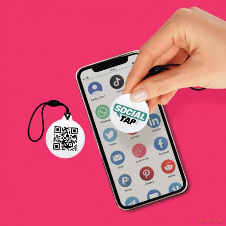 Mikamax - Social Taps - FOB Tag White