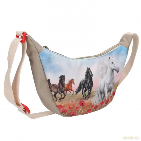 Miss Melody - Small Halfmoon Shoulderbag POPPY SAND - Beige