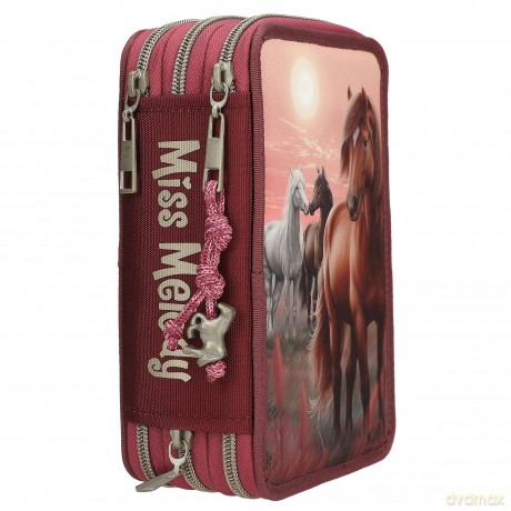 Miss Melody - Triple Pencil Case DREAMLAND - Berry