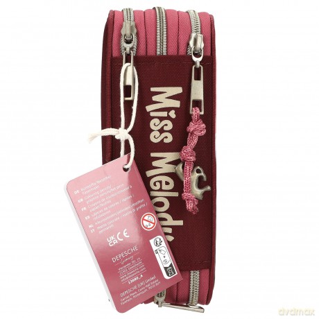Miss Melody - Triple Pencil Case DREAMLAND - Berry