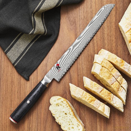 Miyabi - 5000 FC-D Bread knife, serrated edge - Sort - 24 cm