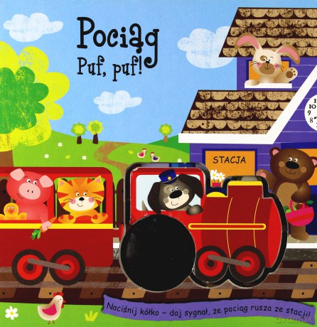 Piszczące kółka - Pociąg. Puf-puf! [KSIĄŻKA]