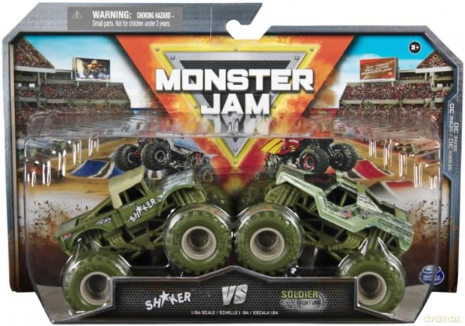 Monster Jam - 1:64 Die Cast 2 pack - Shaker vs Soldier Fortune
